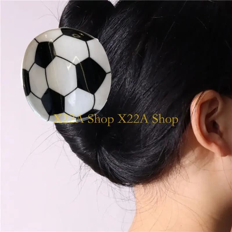 Fermaglio per capelli con forma sportiva fermaglio per capelli da donna e ragazza, forcina per coda cavallo con per