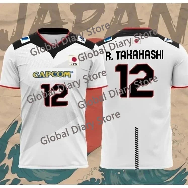 Summer Volleyball Jersey New Japan R.Takahashi No.21 Ishikawa No.14 Breathable and comfortable men's sports t-shirt with quick drying