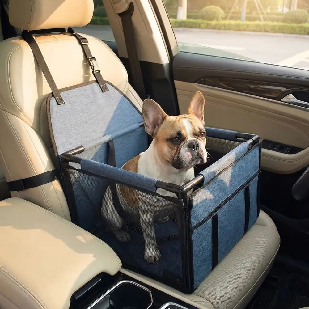 Coprisedile Auto Impermeabile per Cani, Resistente all'Usura, con Rete Traspirante, Amaca per Trasporto Gatti, Cestino Anti-sporco per Cani