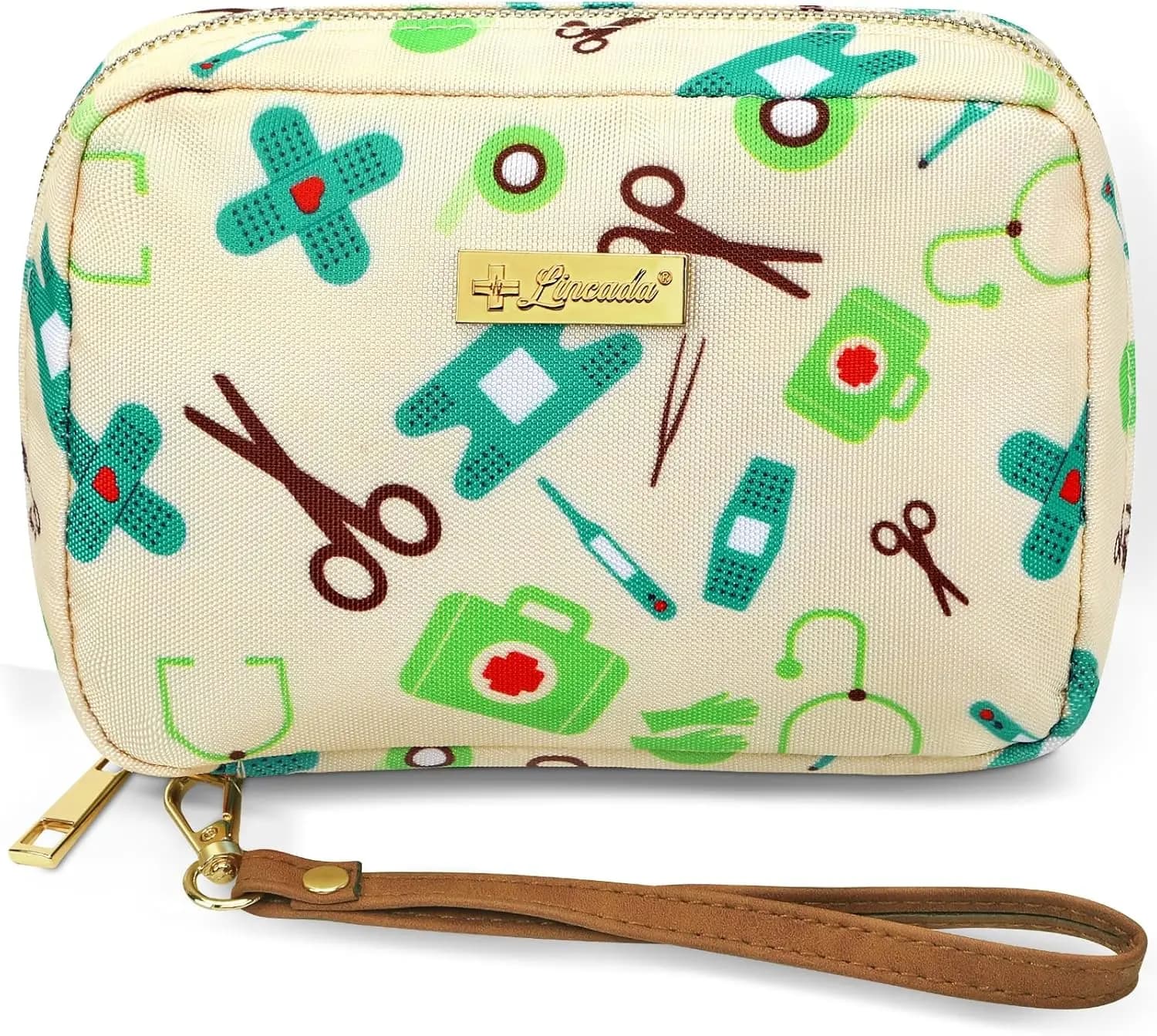 Kit di pronto soccorso multiuso da 143 pezzi per casa, auto, viaggi, campeggio, escursionismo, emergenze, bambini e adulti, bianco sporco