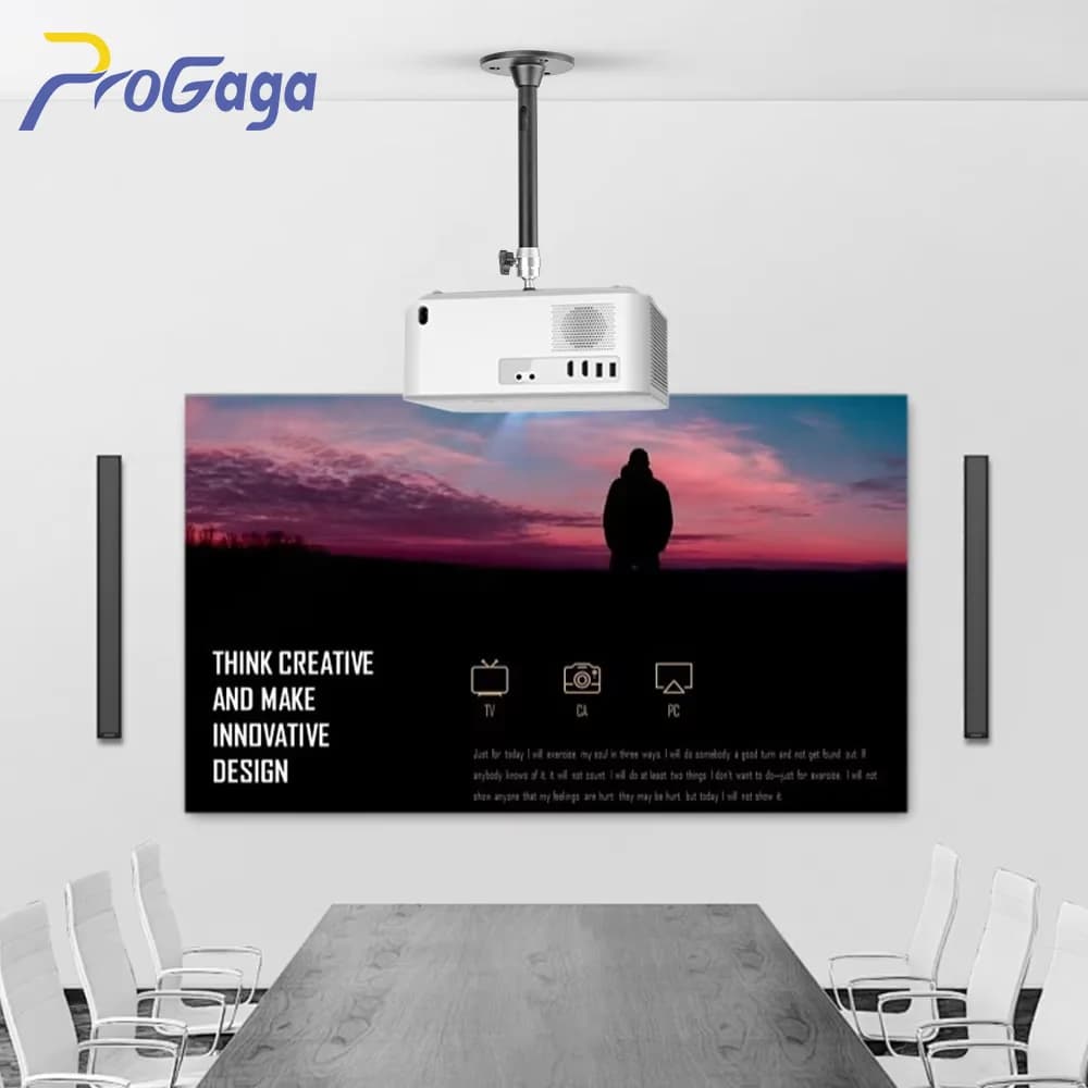 Mini treppiede per proiettore 6mm 21cm supporto da parete in metallo per montaggio a soffitto 1/4 supporto per supporto HY300 Pro HY310 TD80W staffa per fotocamera per proiettore