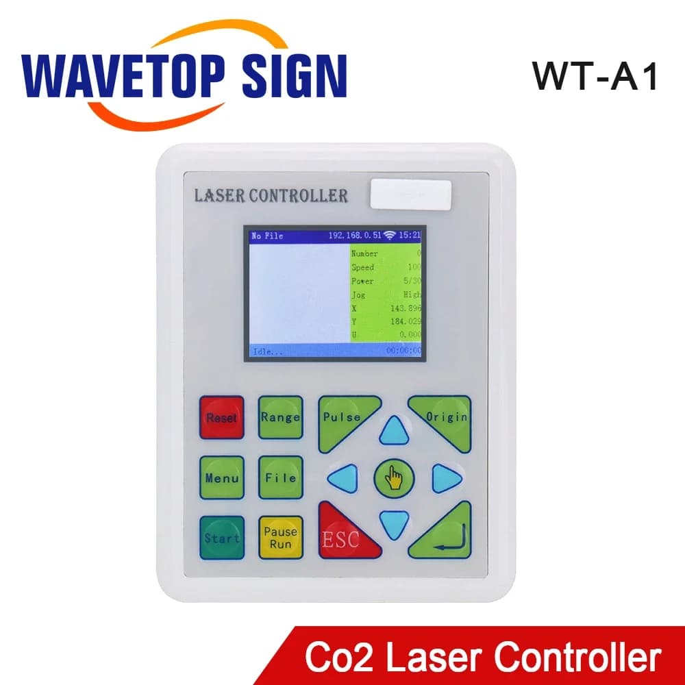 SignkoRay Sistema di controllo laser Co2 per macchina da taglio per incisione laser Co2 K40 Laser 3020 6040 Sostituisci Ruida Leetro Trocen