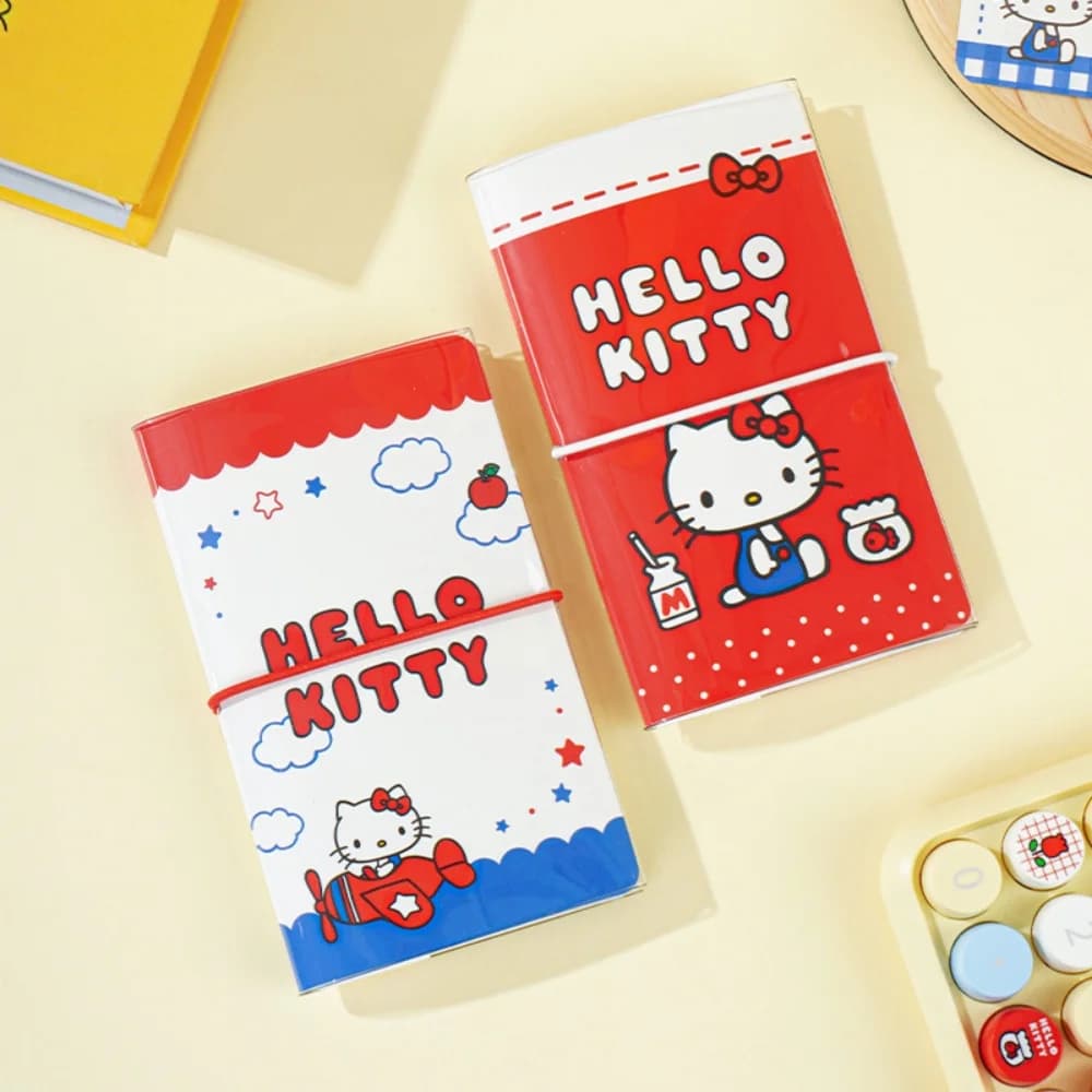 Diario originale Sanrio Hello Kitty con diario protettivo trasparente in PVC impermeabile, quaderno per schizzi, regali per ragazze