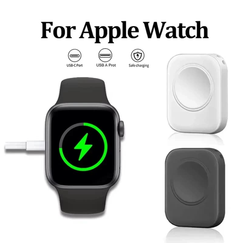 VIKEFON Magnetic Wireless Quick Charger for Apple Watch series 9 8 7 6 SE Type C for iPhone Converters Charger for iWatch Series 6 5