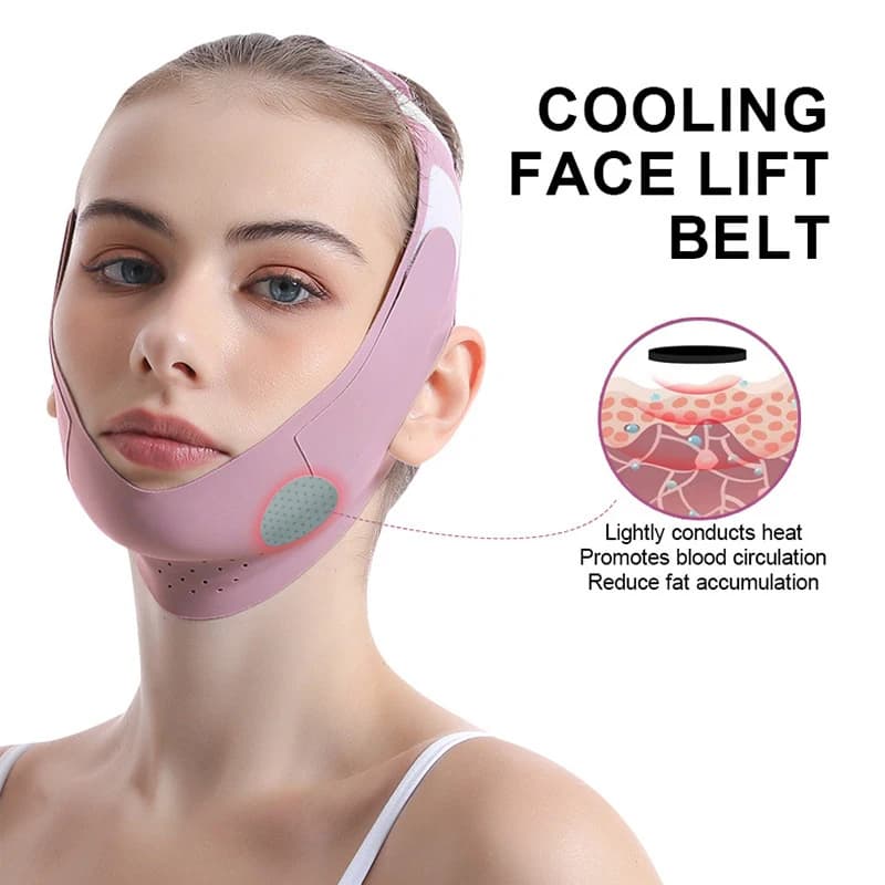 1PC Riutilizzabile Viso Benda Dimagrante V Linea Benda Delle Donne Mento Guancia Sollevamento Cintura di Massaggio Del Viso Cinghia Viso Cura Della Pelle Strumenti di Bellezza