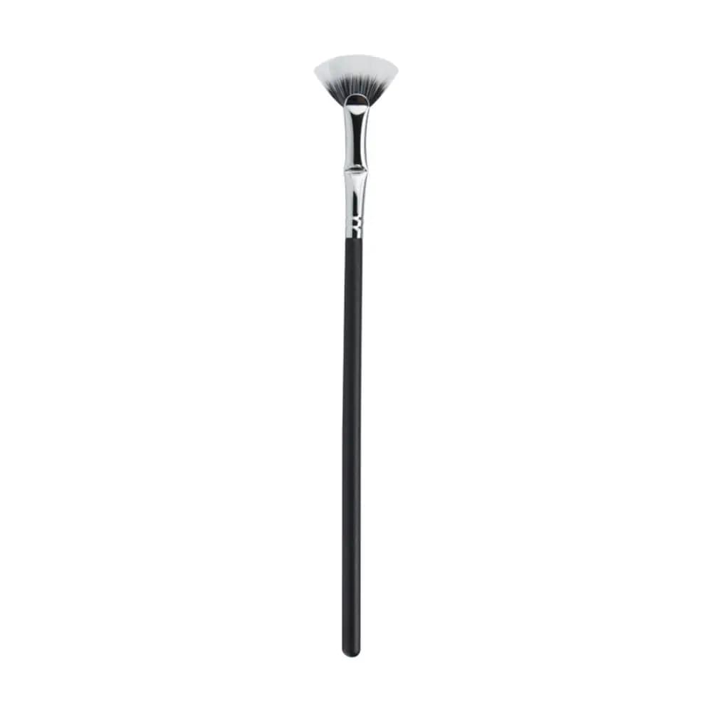 Mascara Applicator Angled Fan-shaped Eyelash Brush Clearly Rooted Fine Mascara Fan Brush Natural Wooden Handle Women