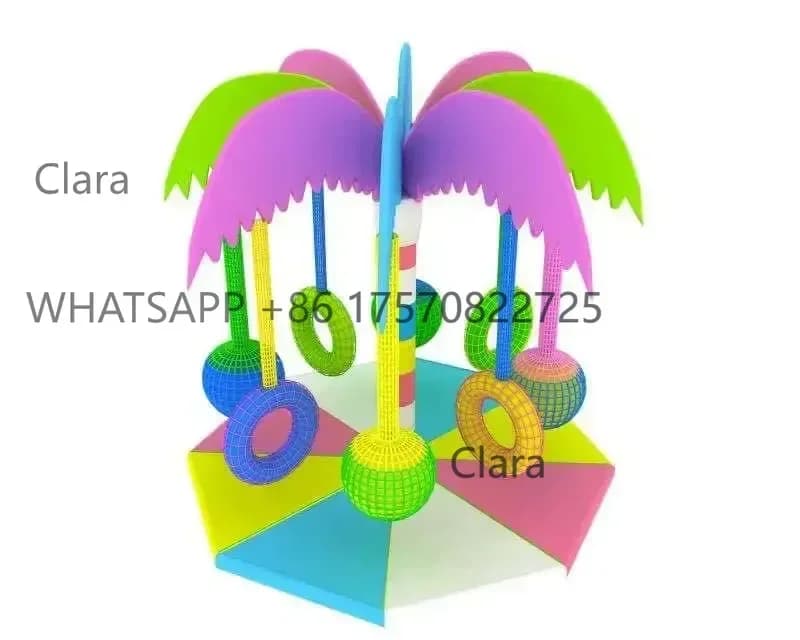 Clara Tools Store: Naughty Castle Rope Tennis, Weave Ball, Coconut Tree Ball, Rainbow Hang Ball Infla, Safe