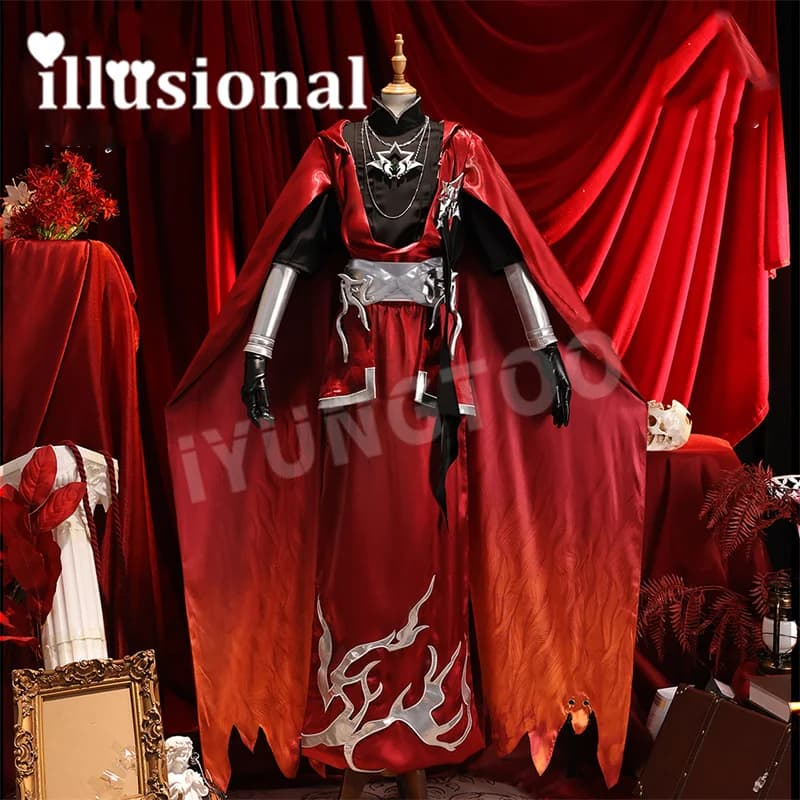 Costume Cosplay Illusional Lord Of Mysteries Klein, Costume di Halloween, Cosplay Anime del Sacerdote Rosso Klein