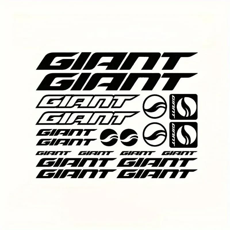 Set of multi-style adhesives "Holographic Giant", ideal for bicycle frames, helmet visor, addition of a shiny cycling atmosphere