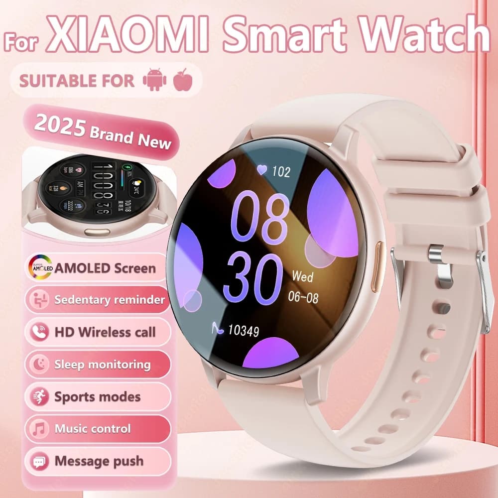 2026 New 1.43 inch Bluetooth call Smart Watch Woman Man AMOLED 466*466 HD Pixel Display Smartwatch Woman 2025 New