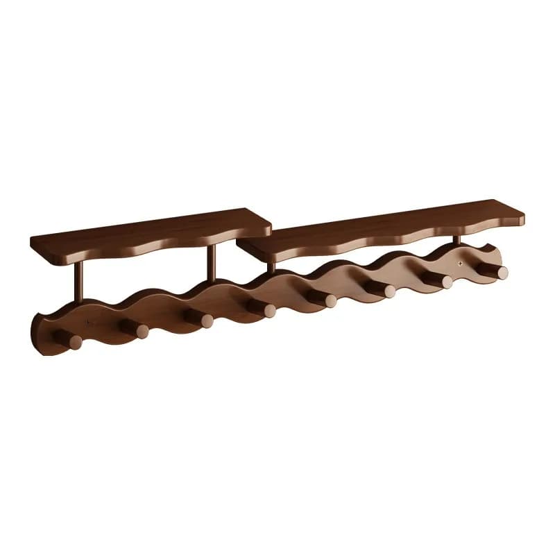 No punching behind the door, wall hanging hook on the wall, bedroom hanging bag sorting and storage, coat rack.