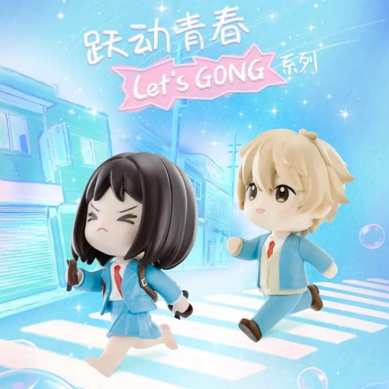 Serie Let'S Gong: Statuette Anime di Skip And Loafer, Iwakura Mitsumi, Shima Sousuke, Chibi, Decorazione da Scrivania, Ornamento da Collezione