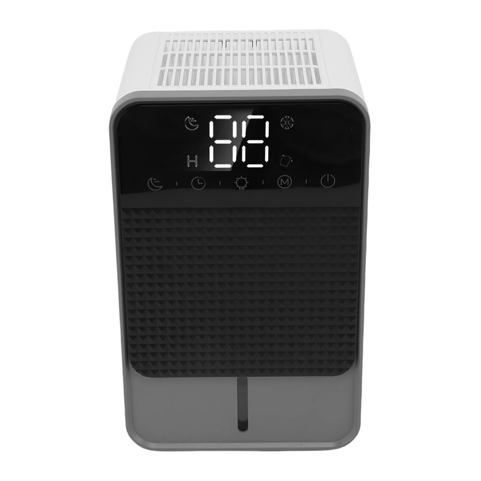 Per 7 colori luce ambientale 1200ML piccolo deumidificatore con display digitale funzione di sbrinamento timer acqua avviso completo spegnimento automatico
