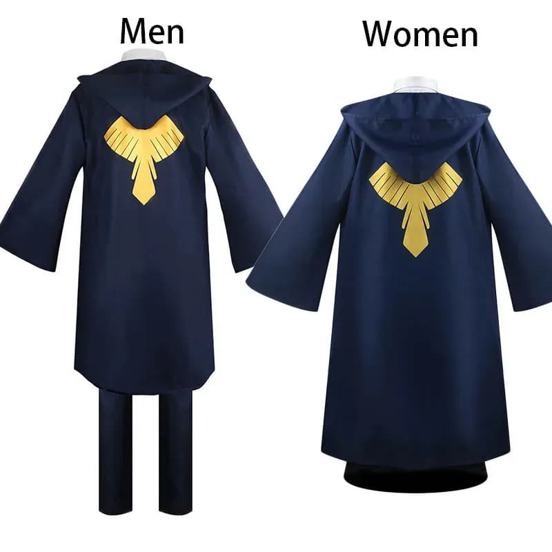 Magic Muscles Lemon Irvine Cosplay Costume Wig Adler Rob Trench School Uniforms Daily Mashle Dresses for; 3'v, 6.h; 8'