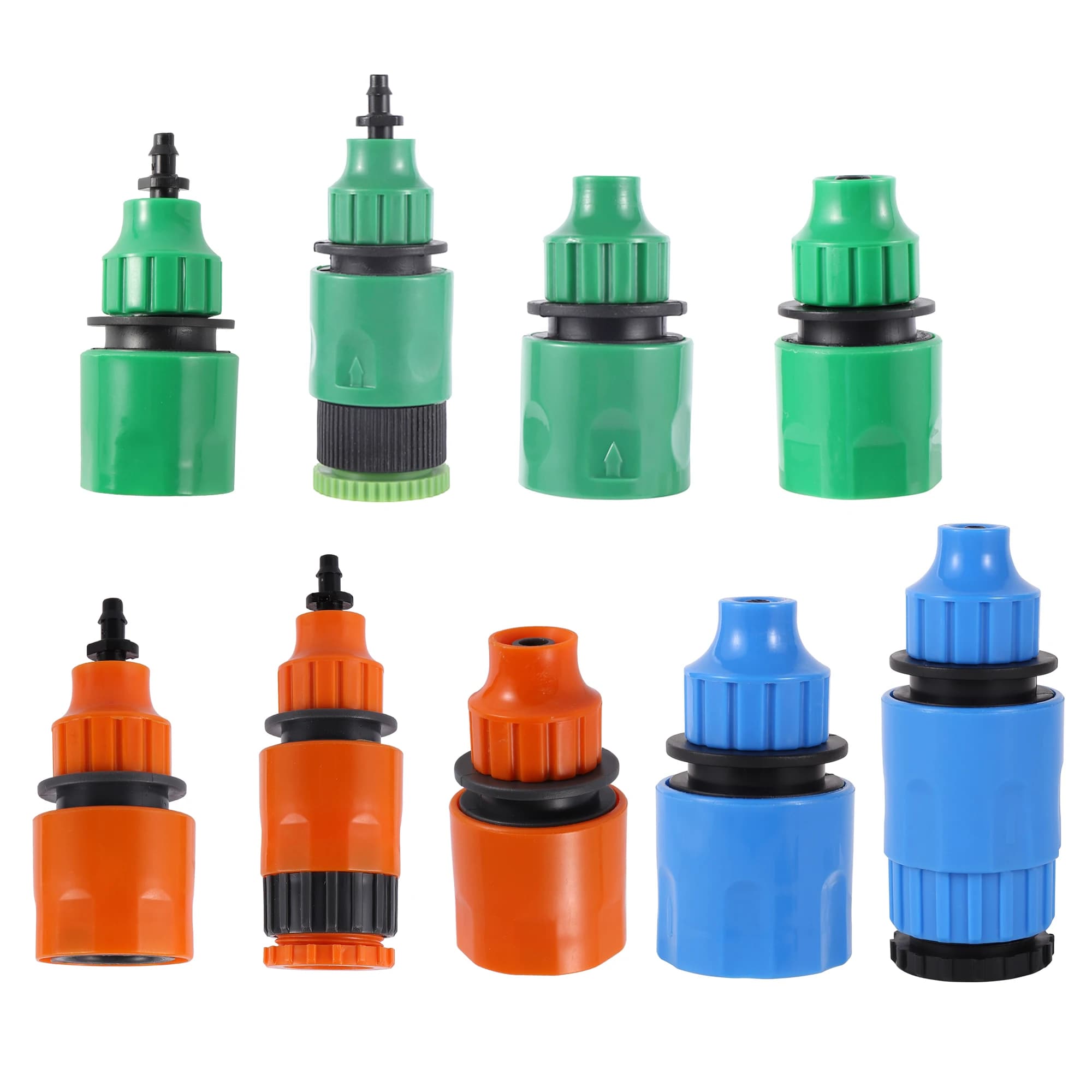 1/4 "3/8" Flexible Tube Quick Hook Connectors Quick Release Irrigation System Garden Irrigation System Self Washing Fitting Fittings For Water Pipes Adapter