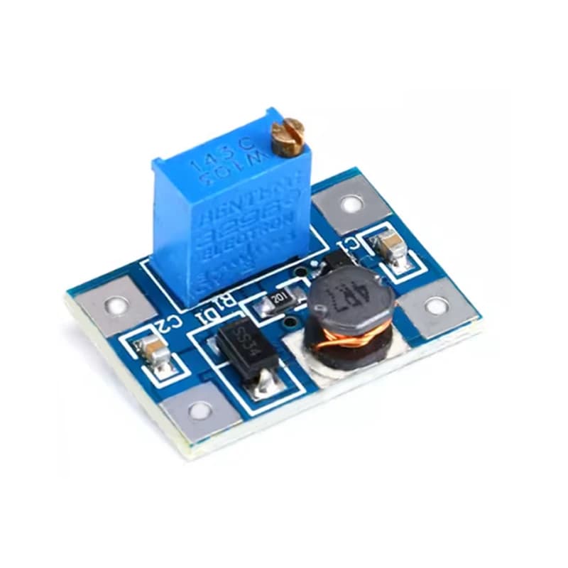 Convertitore Boost DC-DC Regolabile SX1308 2V-28V 2A Modulo per Arduino Raspberry Pi Power Bank Solare Batteria Lipo Caricatore USB Fai-da-Te