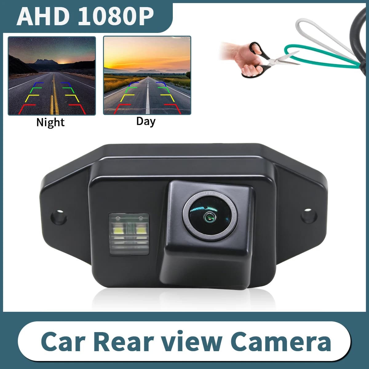 AHD 1080P Car Rear View Camera Vehicle Reverse Camera For Toyota Land Cruiser 120 Series For Toyota Prado 2700 4000 2002~2009