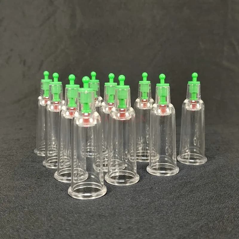 10 pcs silicone cup massage health B7 cans vacuum cup Chinese medicine suction cup plastic cup small Gas
