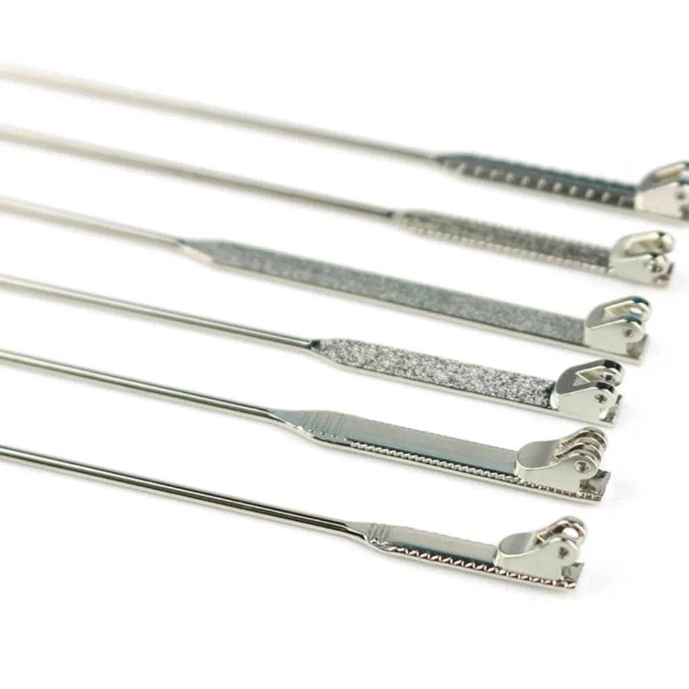20 pz (10 paia) occhiali da vista in acciaio inox filo metallico nucleo cerniera femminile occhiali riparazione tempio sostituzione gamba larghezza 3mm 3.5mm 4mm