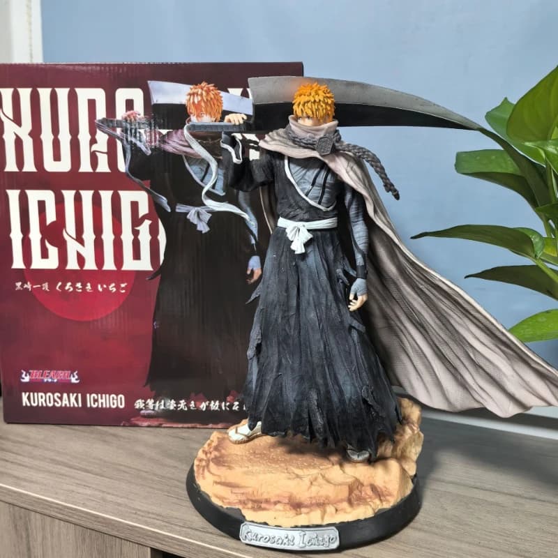 Statuetta Anime Bleach di Kurosaki Ichigo, 33cm, Action Figure in PVC, Ornamento da Scrivania, Modellino da Collezione, Giocattolo Regalo