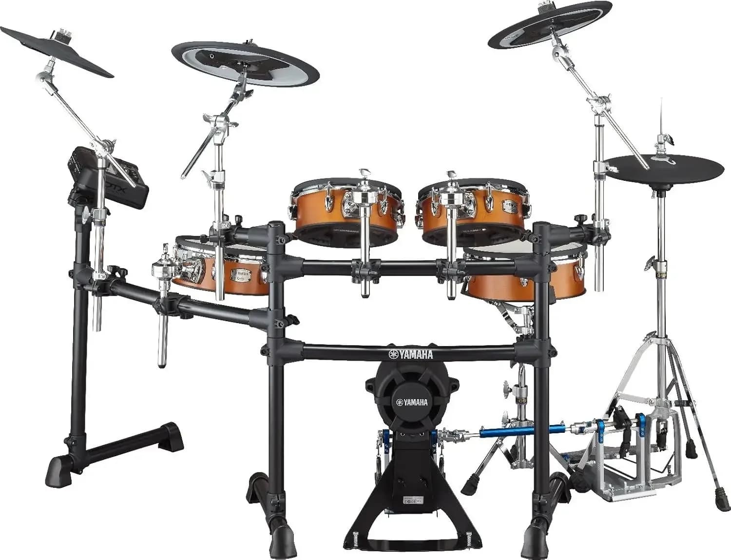 Set di Batteria Elettronica Yamaha DTX8K-X con Pad TCS in Legno Vero, Batteria Digitale Professionale per Musicisti