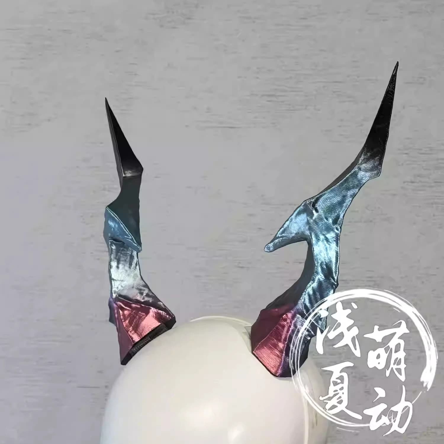 Anime Arknights: Endfield Chen Qianyu Cosplay Accessorio per la Testa, Copricapo a Forma di Cartone Animato, Fermaglio per Capelli, Attrezzatura per Esposizioni Comic, Oggetto di Scena, Regalo