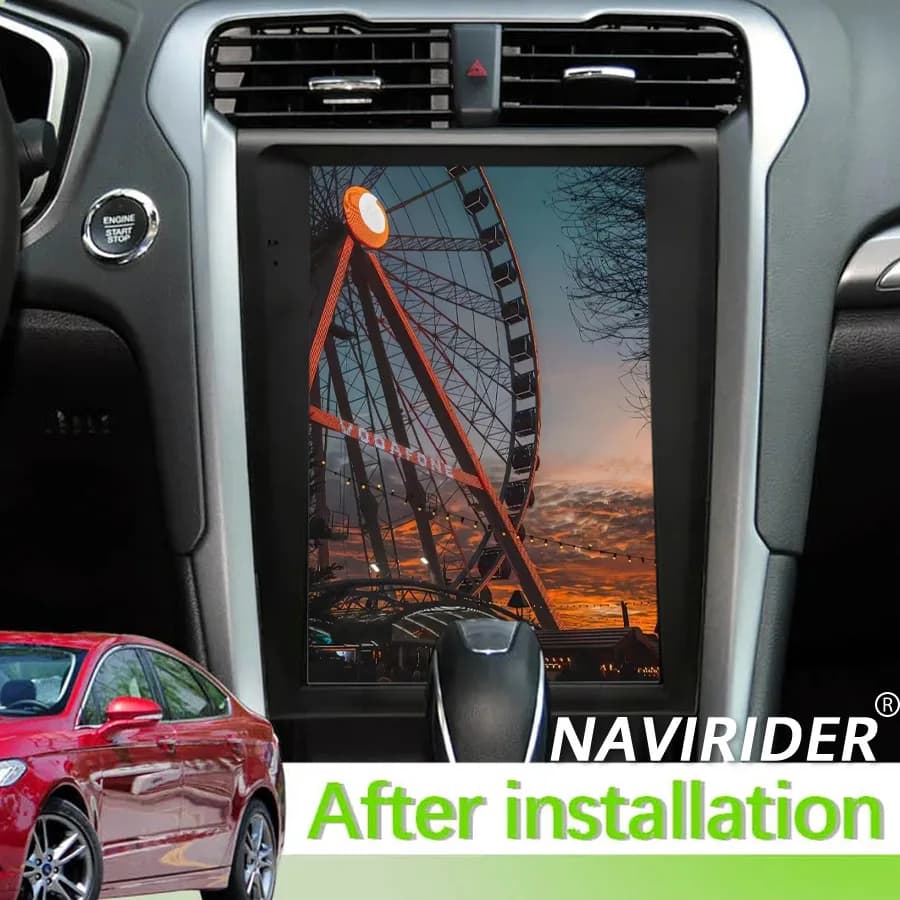 Car Radio For Ford Mondeo MK5 2012-2015 GPS Navigation 12.1" Screen Android 15 Stereo Multimedia Video Player Carplay Head Unit