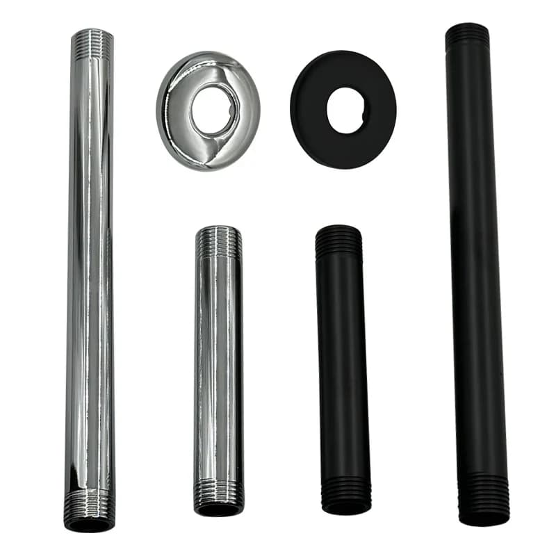Shower Arm With O-Ring Flange Both Soldered G1/2 Tapered Threads stainless steel for Rain Shower Head