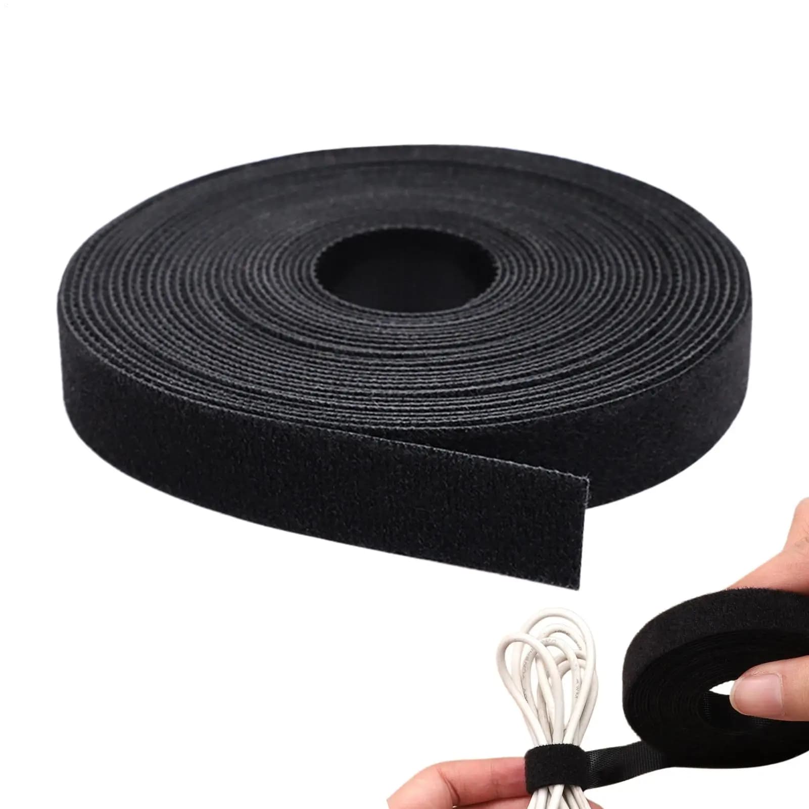 Fascette Regolabili per Cavi, Riutilizzabili, Autoadesive in Nylon, Organizzatore Multifunzione per Cavi, Gestione Cavi per Casa e Ufficio