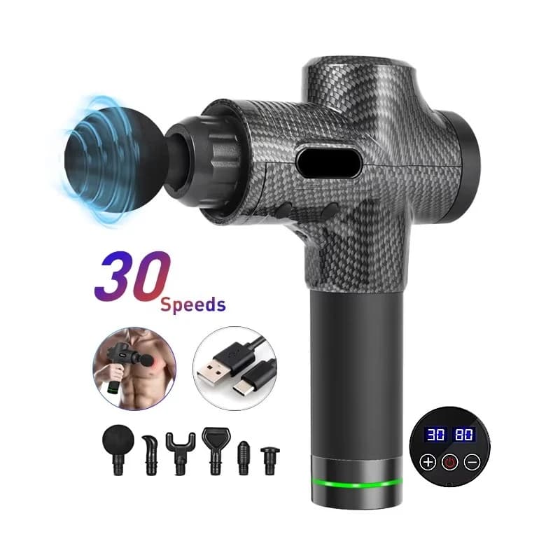 2025 The best muscle massage gun for hot portable deep tissue percussion with muscle massage gun with LCD display