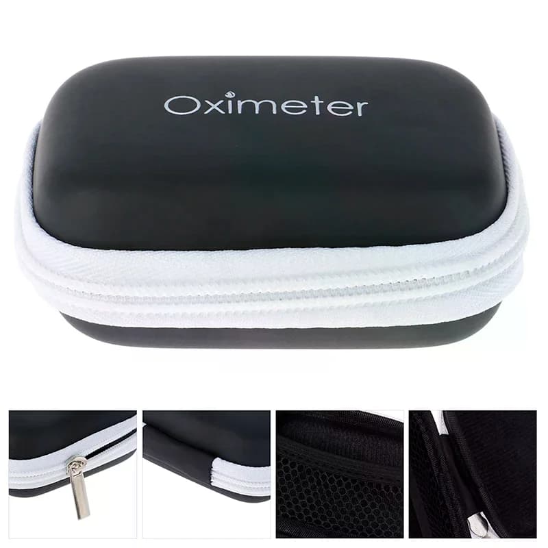 Pulse oxymeter with Hinge, Digital Monitor for Oxygen, Design Anti-loss, Light
