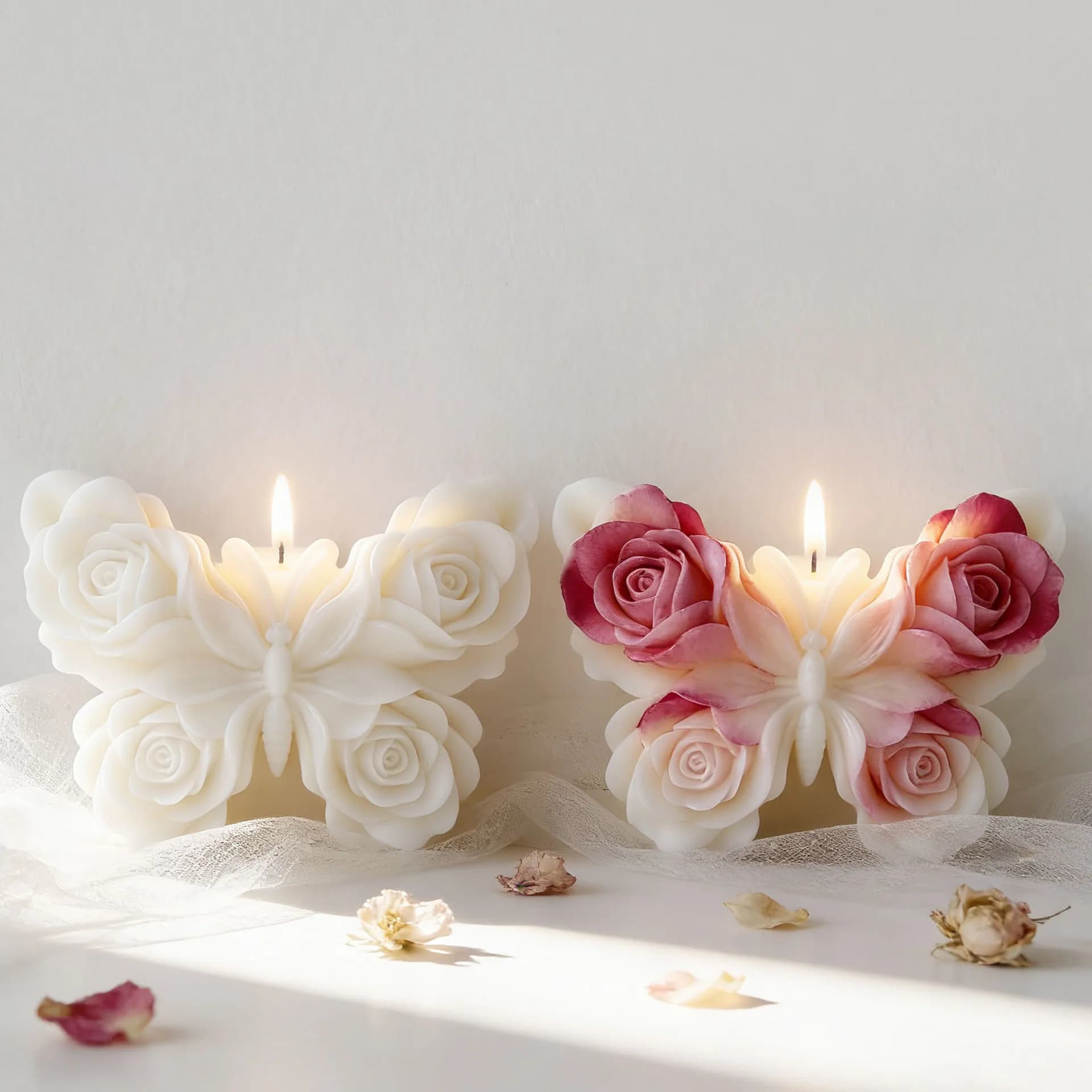 Stampo in Silicone per Artigianato, Stampo 3D per Fiori e Sapone, Stampo in Resina Fai-da-Te, Raffinato per Decorazioni Domestiche, Progetti in Argilla Polimerica, Regali di Nozze