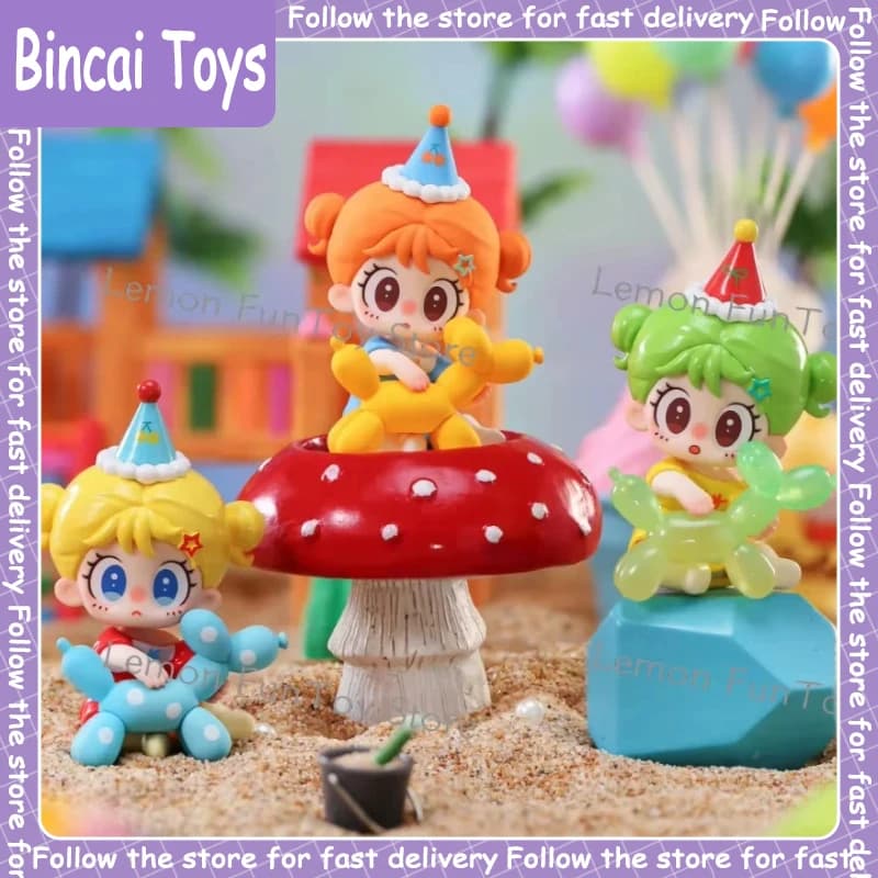 Genuine Baby Milay Rainbow Puppy Party Series Blind Box Mini Cute Figurine Collection Desktop Ornament Fashion Trend Gift