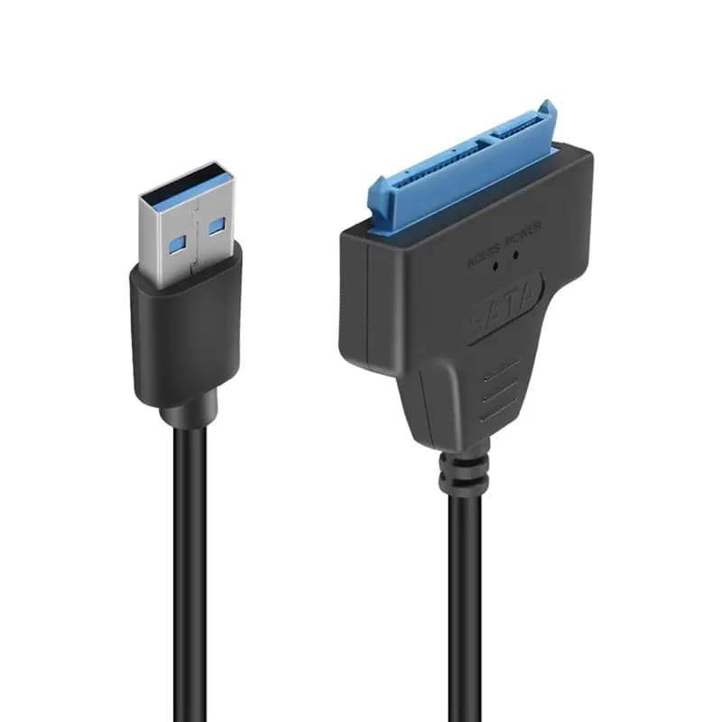 Nuovo! Adattatore Cavo USB 3.0 SATA III per Disco Rigido Esterno, Convertitore USB a Serial ATA 22 Pin con UASP per HDD/SSD da 2,5 Pollici 50