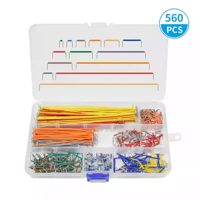 Kit di cavi jumper per breadboard da 140/560/840 pezzi con scatola, per Arduino DIY, esperimenti elettronici, studenti e maker