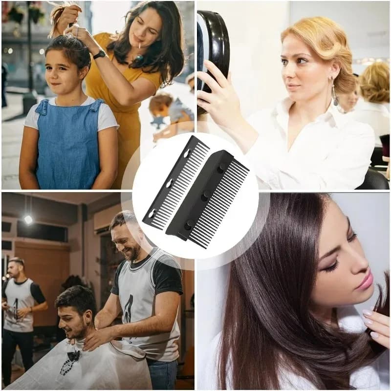 Pettine with Reusable Handle Clip on Disassembled Lavabile Agile comb Hair styling tool Flat iron comb Attachment Hair plate comb