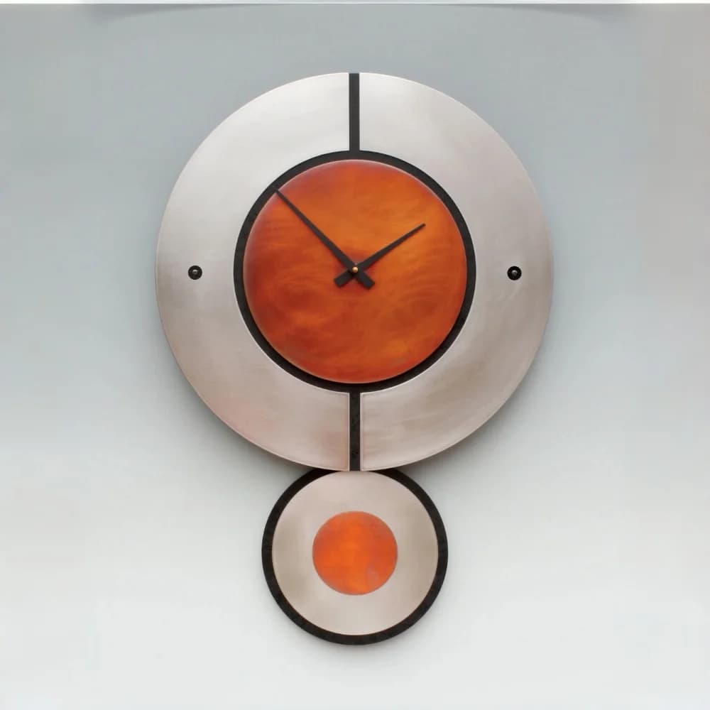 Wall Clock Brief Quartz Clocks Swingable Pendulum Times Creative Silent Loudspeaker Mute Watches Hours