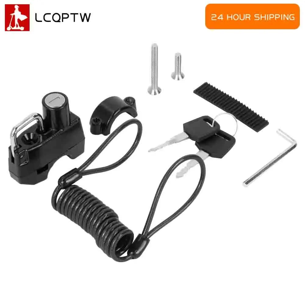 Serrature per casco antifurto universali per Xiaomi M365 Pro 1S Pro2 Scooter elettrico Sicurezza Appeso Gancio Gancio Manubrio Parte