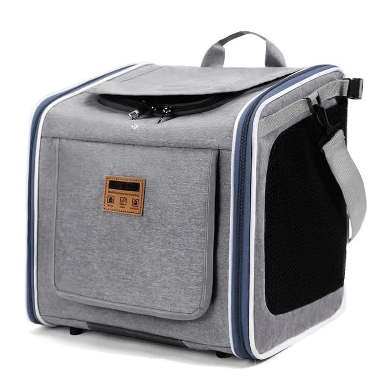 Nordic Style Pet Carrier Backpack Portable Hand‑Held Travel Bag for Bicycle & Car Use for Small Cats Dogs Outdoor Pet Supplies