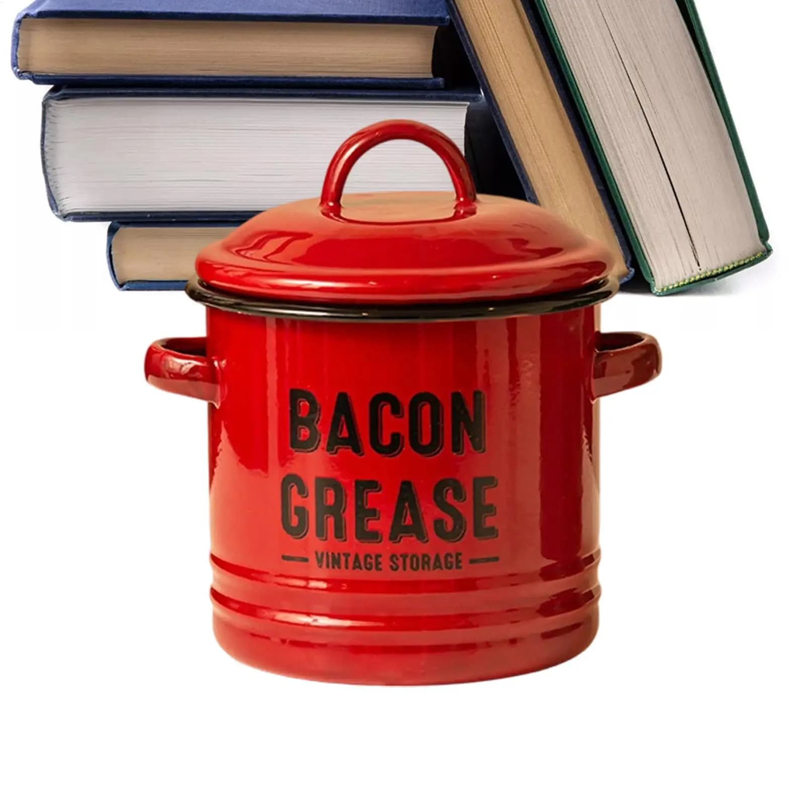 Contenitore per grasso da cucina riutilizzabile con spatola Contenitore per grasso per pancetta con filtro per cuocere la preparazione dei pasti per le vacanze