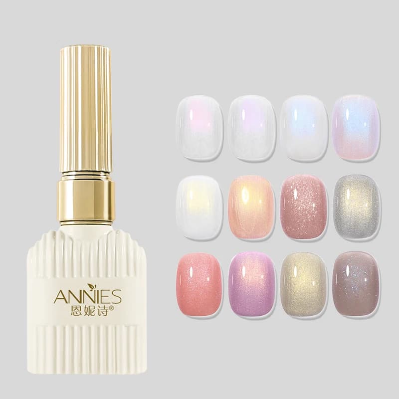 Annies Gel Nail Polish Glitter Varnish Semi Permanent Removable Uv Led Gel 15ml Nail Art Nails Salon