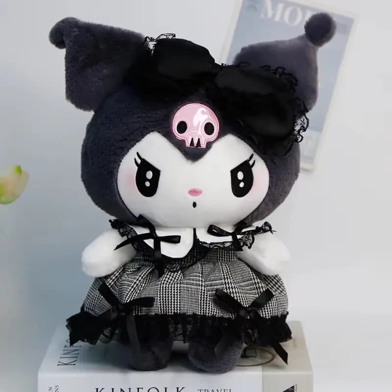 @Sanrio Peluche Kawaii Sanrio Kuromi My Melody Cinnamoroll Peluche Bambola Cuscino Anime Cartoon Regali per bambini Decorazione della stanza Bambole.