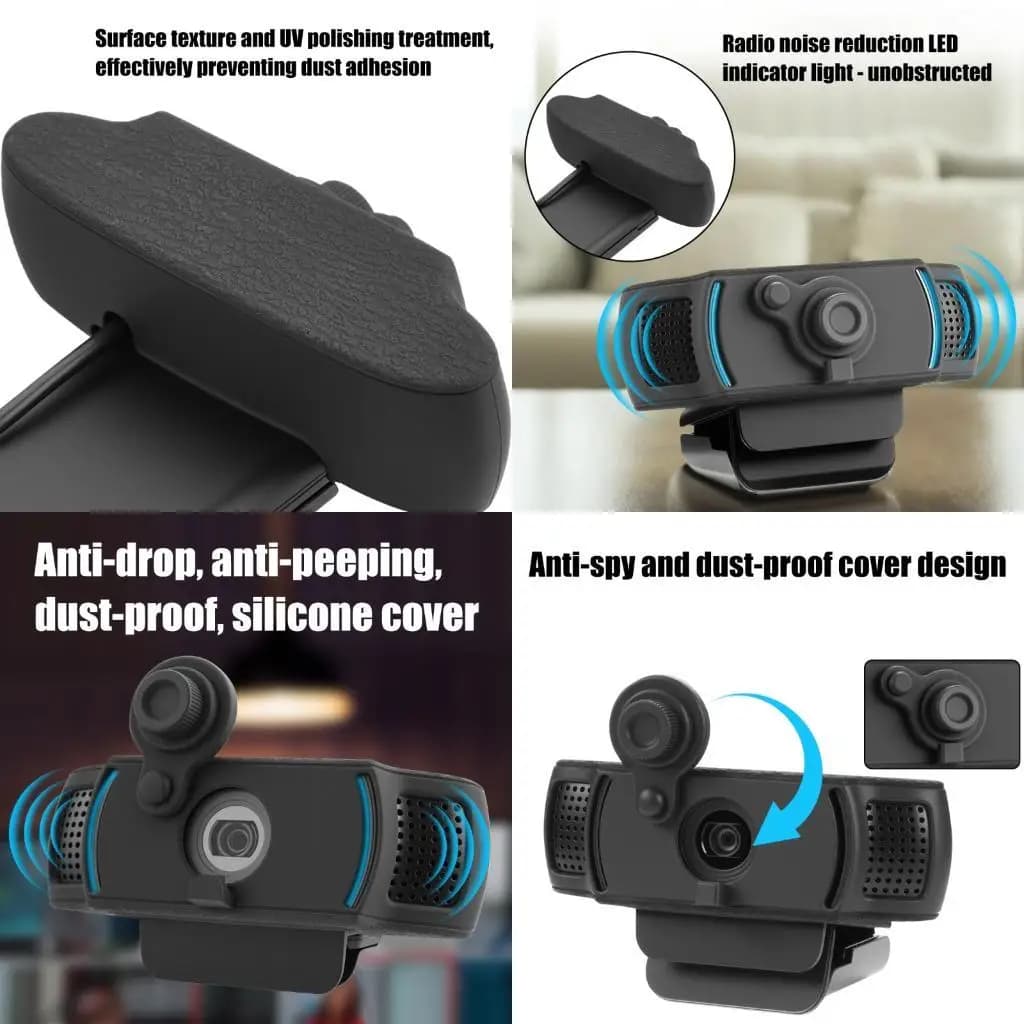 Copertina webcam in silicone soft r53c con built in cursori per privacy per webcam C920X HDPRO