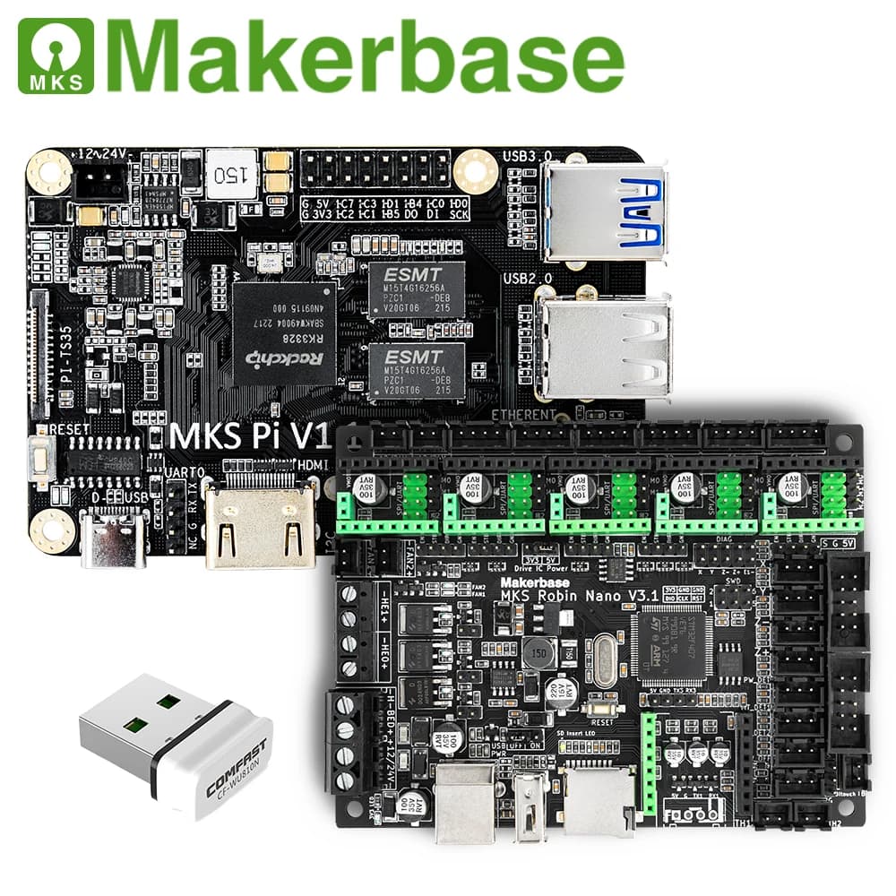 MKS PI Makerbase Motherboard 3D Printer Update for Klipper Support Touch Screen HDMI for Ender3 Voron SKR NANOVS Raspberry Pi
