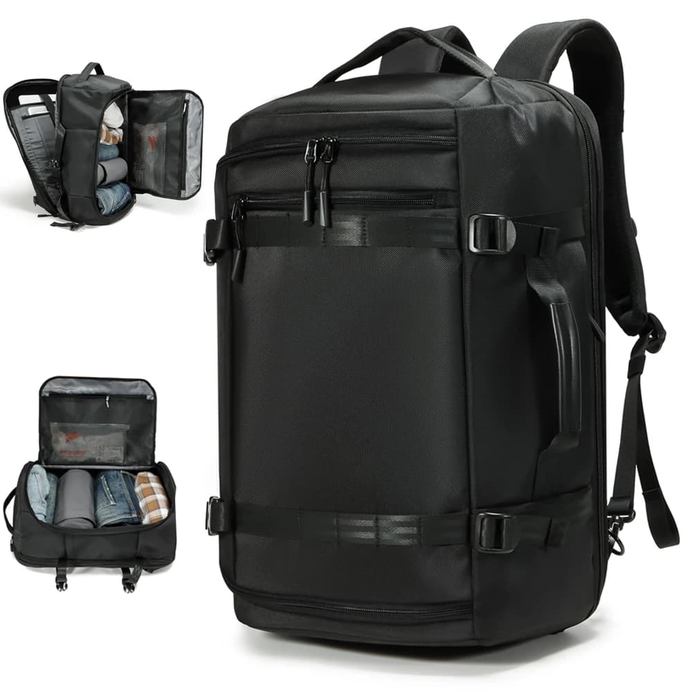 Men Travel Backpack vacuum compression 40L Laptop Backpack Business Large Capacity school Backpack Expanded Hiking backpack