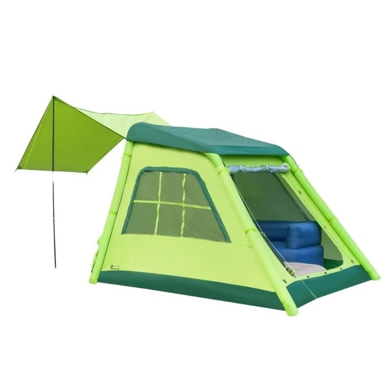 Tenda Gonfiabile Portatile in Oxford Impermeabile per Campeggio, Escursionismo, Spiaggia e Festival