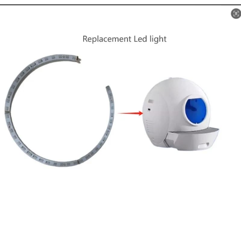 Accessorio di ricambio per lettiera per gatti Els, sostituisce la luce a LED a 3 colori per bepan intelligente per animali domestici