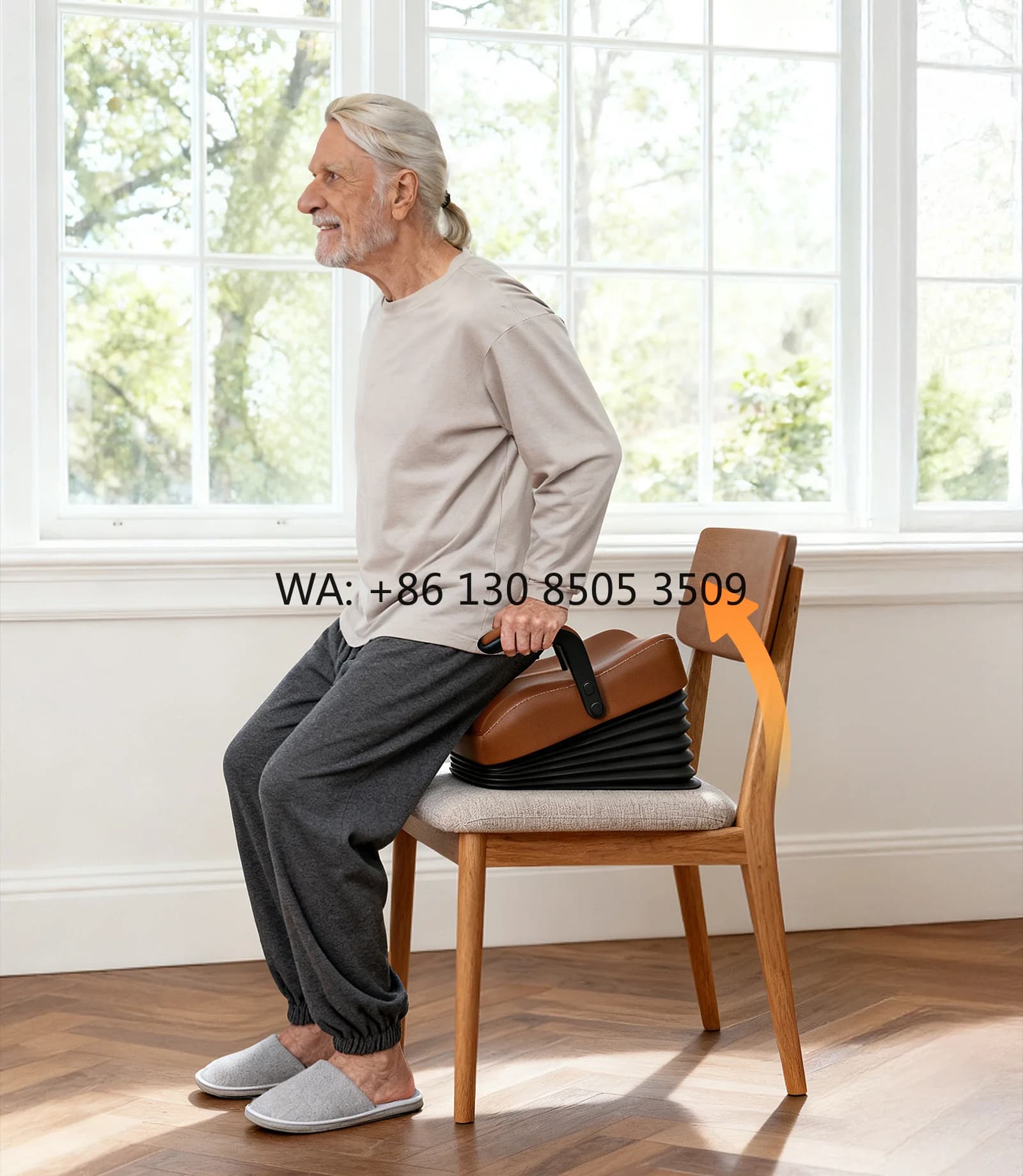 Electric Seat Lift Cushion Portable Cordless Chair Lift Assist Stand Riser 400LB Heavy Duty with Rechargeable Remote for Elderly