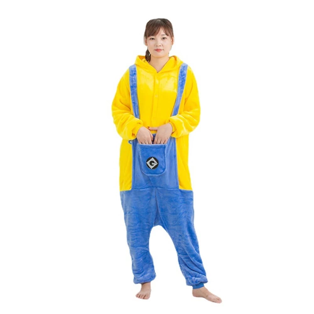 Carino Flanella Kigurumi per Bambini Adulti Anime Cartoon Tutina Pigiama Tute Con Cappuccio di Un Pezzo Degli Indumenti Da Notte Di Natale Costume Cosplay