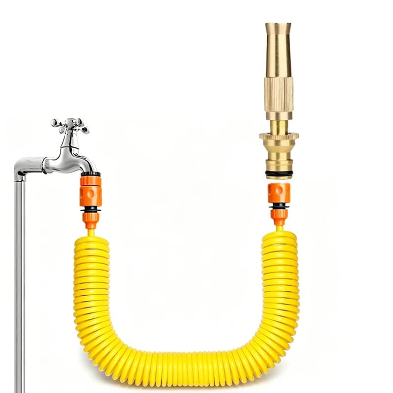 Telescopic EVA Garden 7.5/10/15/20/30M Spring Water Pipe, High-Pressure Water Gun, Used For Car Washing And Lawn Water Pipe